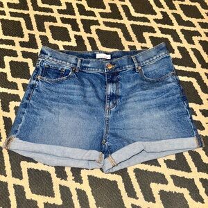 LOFT Classic Blue Jean Shorts